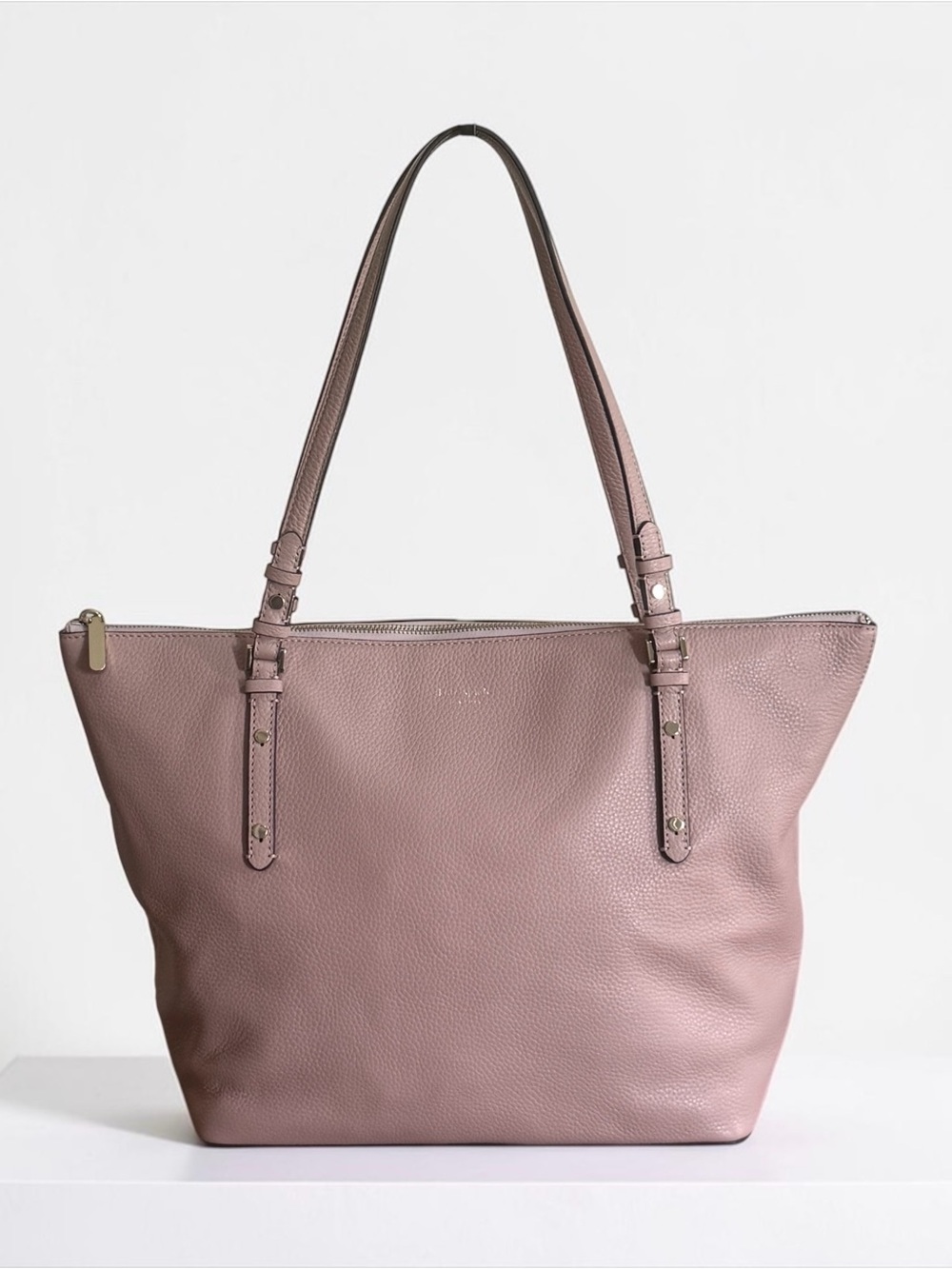 Kate Spade Polly Leather Tote Bag in Dusty Pink! EUC!